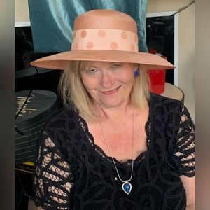 Vintage Oscar De La Renta Summer Wide Brim Hat One Size Fits All